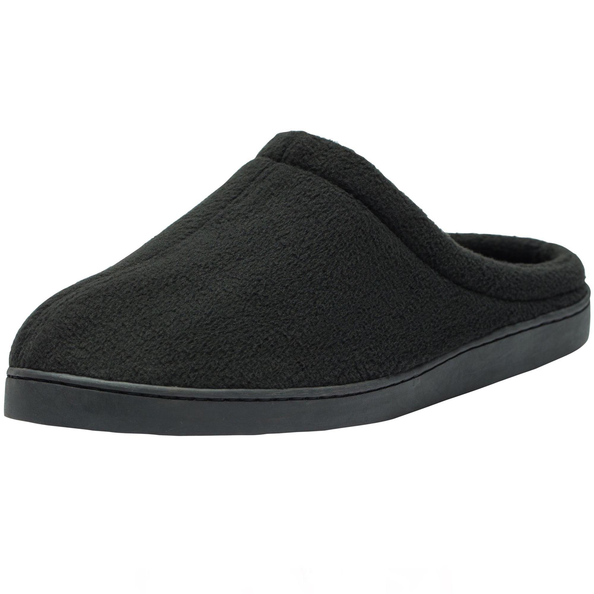 Alpine Swiss Wide Mens Fleece Clog Slippers | Wide Width Slip-On